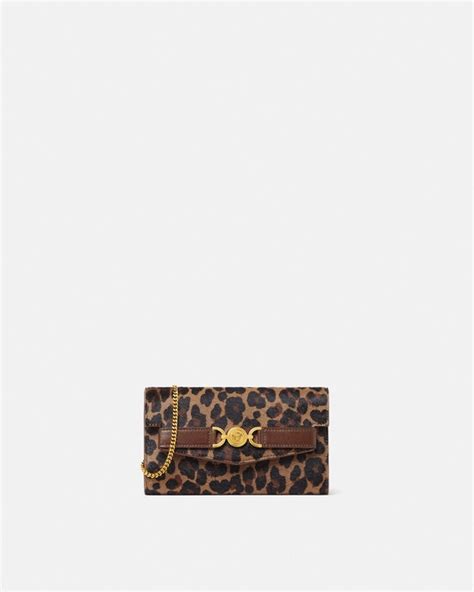 Pochette Leopard Medusa '95 Animalier 